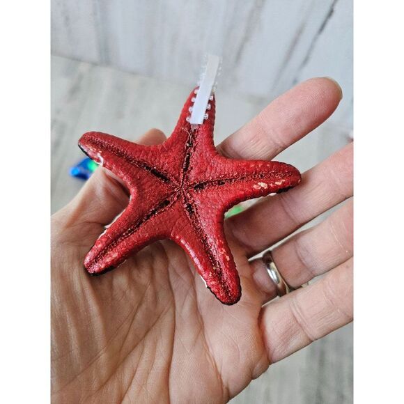 Star Angel snowman Santa ornament starfish Xmas tree set - Picture 11 of 11